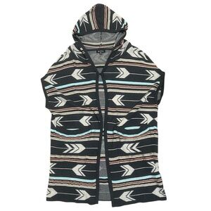 TWO SISTERS Boho Hooded Duster Cardigan